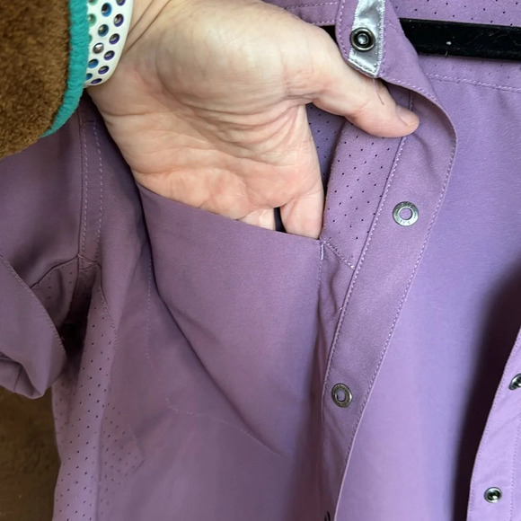 5.11 Tactical women’s snap button tailored short sleeve shirt size small - Picture 6 of 6